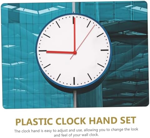 Decomelody 10-Piece Large Wall Clock Replacement Clock Hands Set for Repair