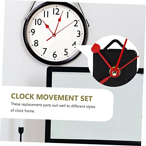 Home Clock Movement Kit Red Accurate Time quartz Clock Easy to Install