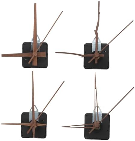 Replacement Clock Hands Kit - Walnut Wood Set for Wall Clock Movements