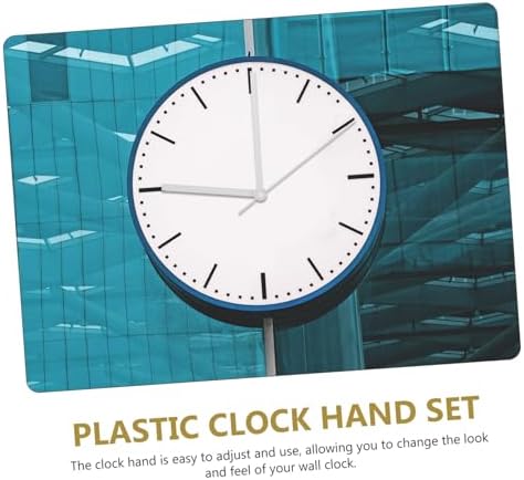 10-Piece Plastic Wall Clock Hands Kit for DIY Repair and Replacement
