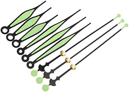 10-Piece Luminous LED Clock Supplies for DIY Clock Making