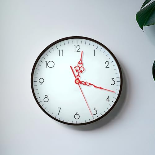 Uonlytech Red DIY Wind-Up Clock Personalize Your Style