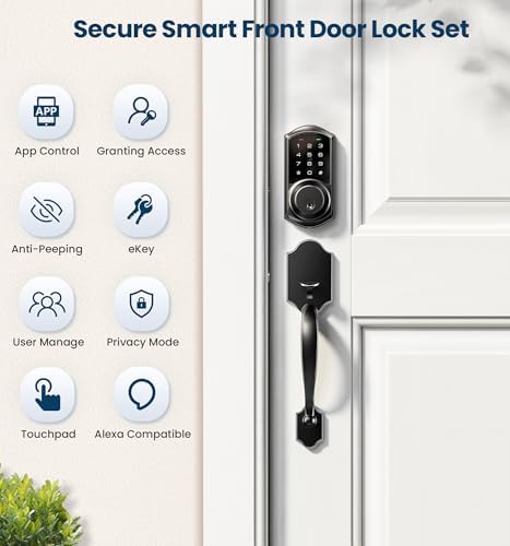 Veise Smart Front Door Lock Set with Keyless Entry