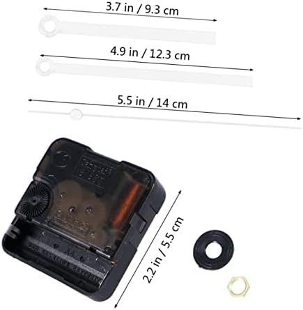 VOSAREA Black Clock Movement Kit