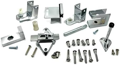 TP 1100 Toilet Partition Hinges Set with Chrome Finish