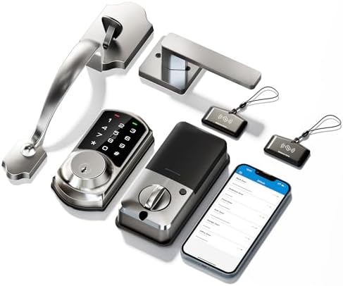 Veise Smart Front Door Lock Set with App Control Keypad
