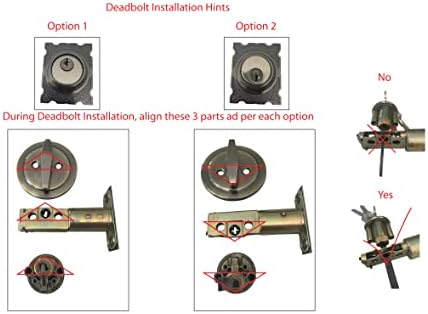 LOCKSET4U Reversible Front Door Hardware Set LAMA