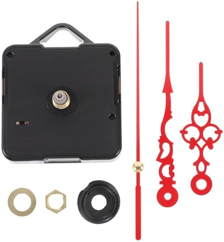 Uonlytech Red DIY Wind-Up Clock Personalize Your Style