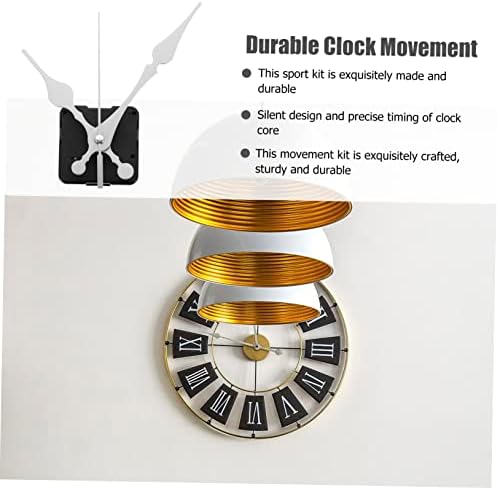 4-Pack DIY Clock Movement Kit Quentinian-InsPIred Clock Hands Easy to Install