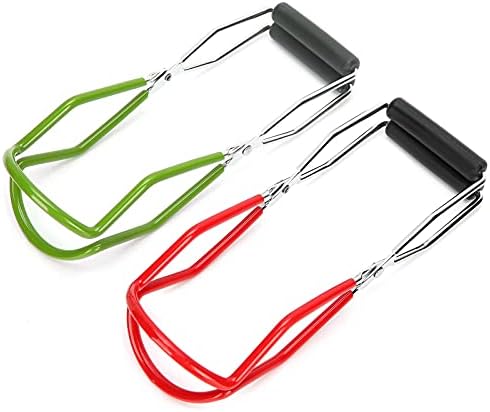 ARAMO 2pc STAINLESS STEEL CANNING JAR LIFTER WIDE MOUTH