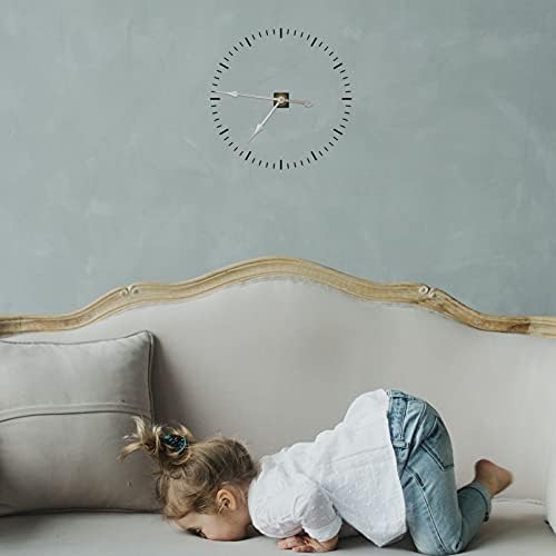 Yardwe Replacement Clock Hands Aluminum Silver 97mm Perfect for DIY Clock Repair