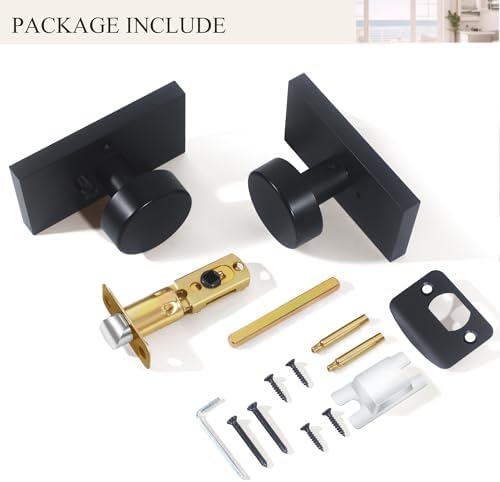 Matte Black Door Knobs