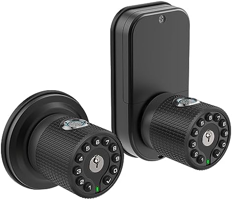 Two-Way Door Security with Fingerprint Keypad Entry