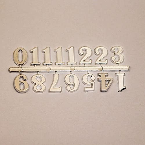 DIY Digital Clock Numbers Kit - Roman Numerals Silver