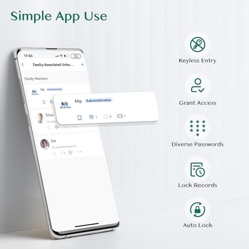 Secure Smart Door Lock with Keypad Keyless Entry for Your Home