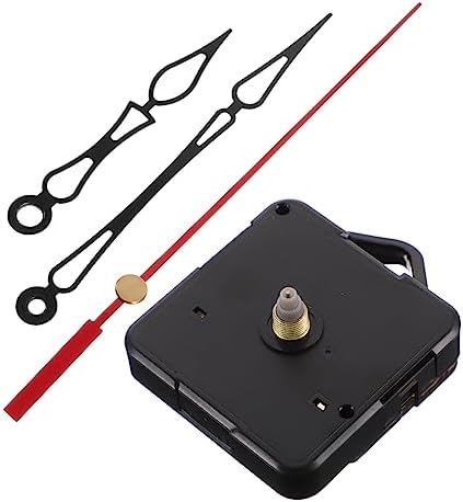 Quick-Ship Red Plastic Plastic Clock Movement Kit for Wall Clocks