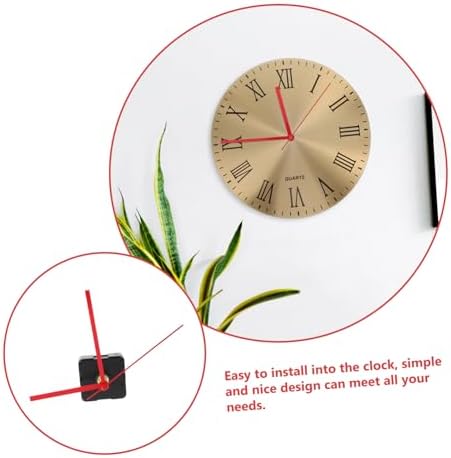 High-Quality Red Extended Screw Mute Clock Mechanism for Clock Hands Replacement