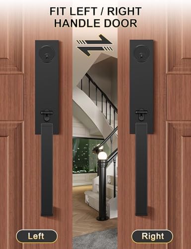Full Escutcheon Handle Set