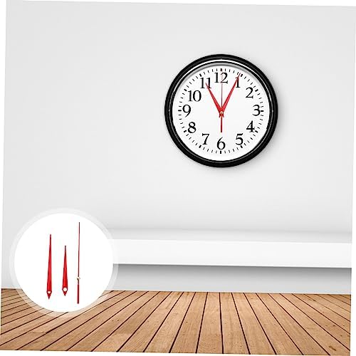 30Pack Red Metal 3D Wall Clock Mechanism Replacement Hands