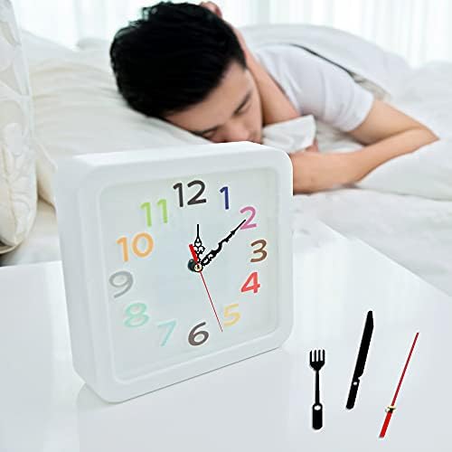 Precise 5-Piece Quartz Clock Movement Kit with 12 Different Hands
