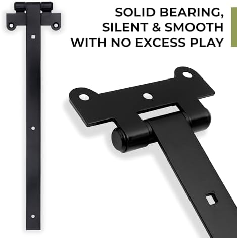 DIYWorld 18-Inch Black Door Hinges