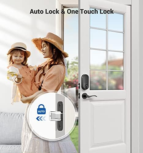 Veise 7-in-1 Smart Door Lock Fingerprint App Control