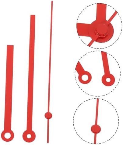 Decomelody 10-Piece Large Wall Clock Replacement Clock Hands Set for Repair