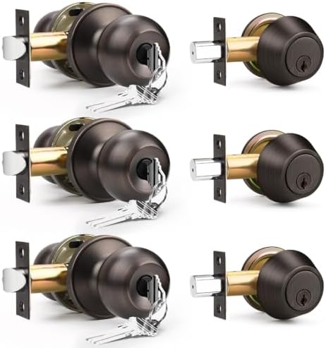 Secure Entry Door Lock Set with Easy Installation