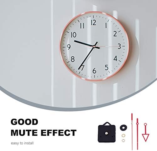Red Clock Movement Mechanism Kit for Clock Repair and Replacement