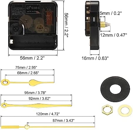 High-Quality PATIKIL Clock Mechanism Replacement Kit