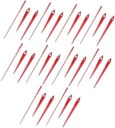 AOKWAWALIY 10-Piece Digital Wall Clock Hand Set Red