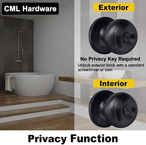 Stainless Steel Privacy Door Knob