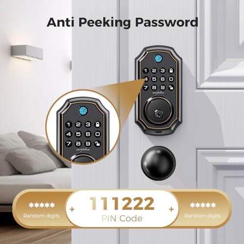 Advanced Smart Door Lock with Fingerprint Password