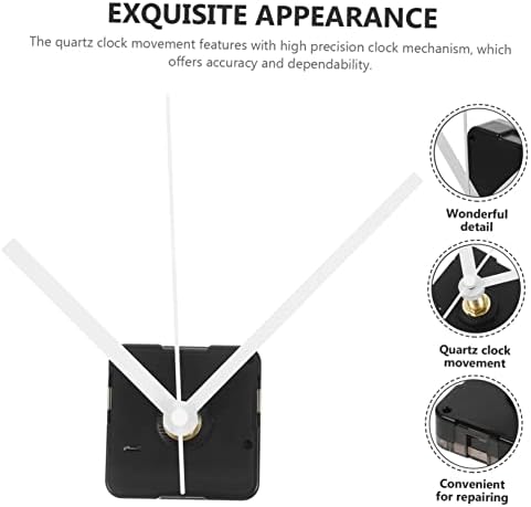 Gadpiparty 2-Piece Mute Plastic Clock Hand Set for Digital Wall Clocks