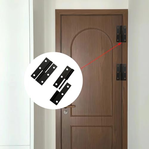 Lilady 4 Pcs 25-Inch Right-Lift-Off Hinges with Screws Black