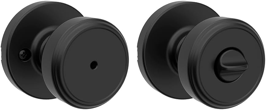 Kwikset Maven Interior Privacy Doorknob with Easy Setup and Smooth Release