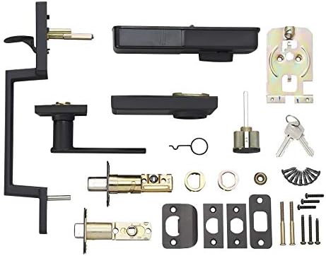 Secure Entry with Touchscreen Door Keypad Lock Handleset