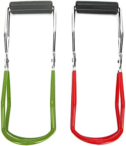 ARAMO 2pc STAINLESS STEEL CANNING JAR LIFTER WIDE MOUTH