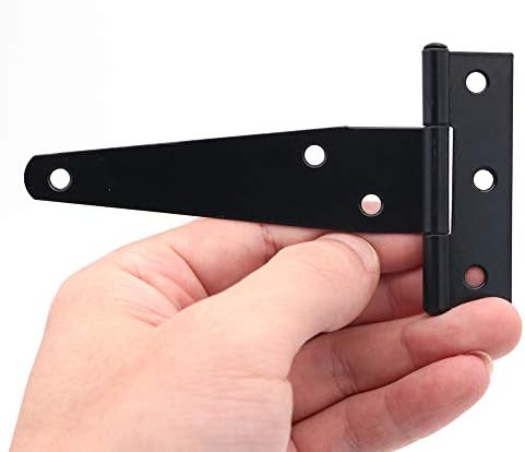 10-Piece T-Strap Door Hinges Set