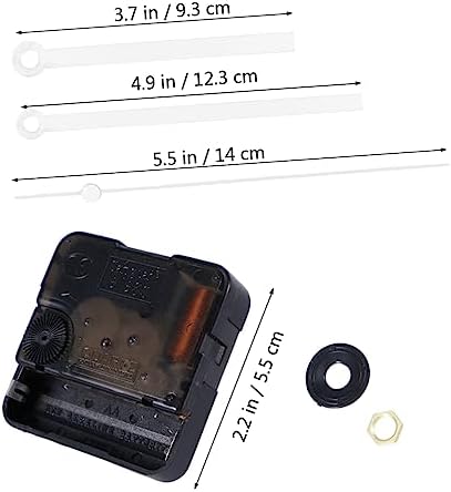 DECHOUS Clock Movement Kit Replacement - Silent Precise Wall Clock Repair