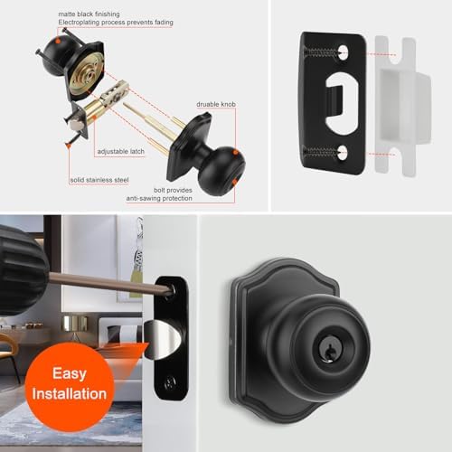 Unlock Your Home with the Haidms Exterior Door Knob Set