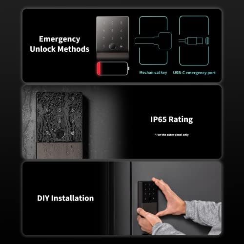 Aqara Smart Lock U100 with Apple Home Keyboard Entry More
