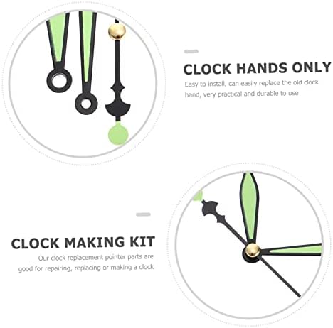 DECOMELODY10 Sets Luminous Clock Hands Replacement Kit