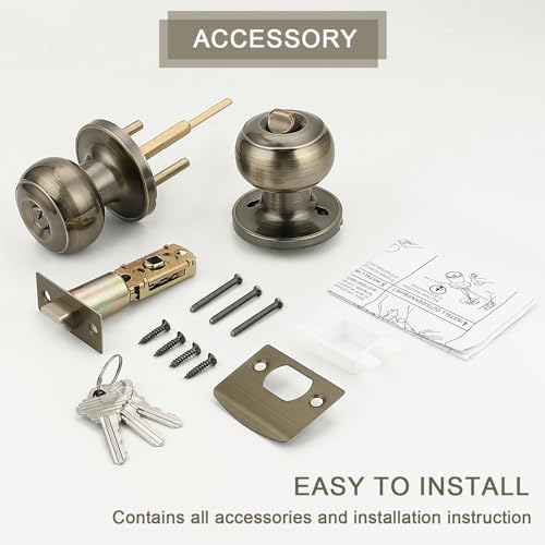 Probrico Stainless Steel Door Knobs Set