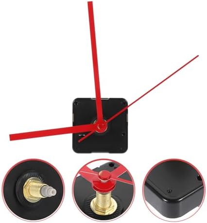 2-Piece Metal Wall Clock Mechanism Replacement for DIY Repair Accurate Timekeeping