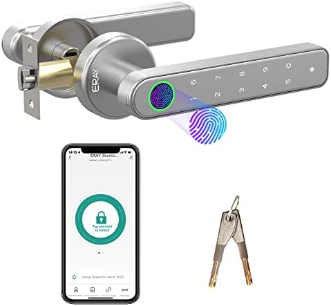 ERAY Smart Door Lock Set with Fingerprint Keypad Security