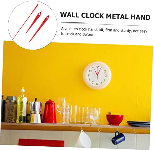 Classic Aluminum Wall Clock Needles - 10 Piece Set