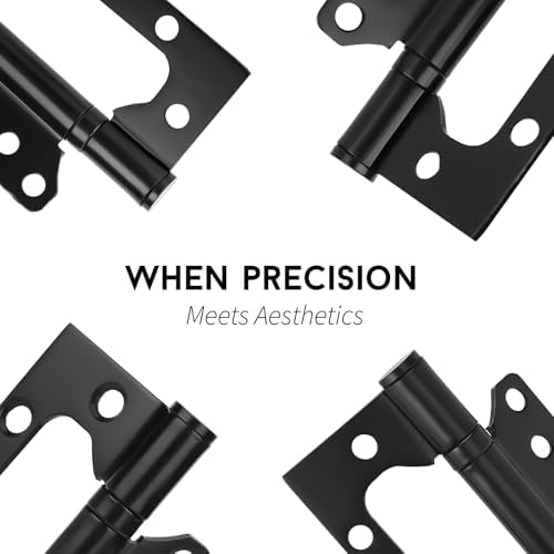GoldenWarm 18-Piece Non-Mortise Hinges for Interior Doors