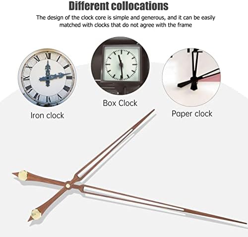 Hemobllo Wooden Clock Hands Strip Pointer for Wall Clocks