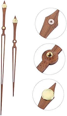 Precious Wooden Wall Clock Hands Set